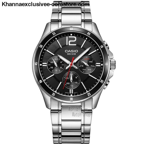 Casio Watch Analogue Mens Quartz Sports Fashionable Business Waterproof Watch Mtp-1374 - Mtp1374D1A-A - Casio Watch Analogue Mens Quartz